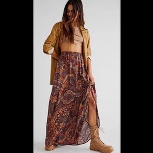 Brand new Free People Annalise Maxi Skirt. New with tags.